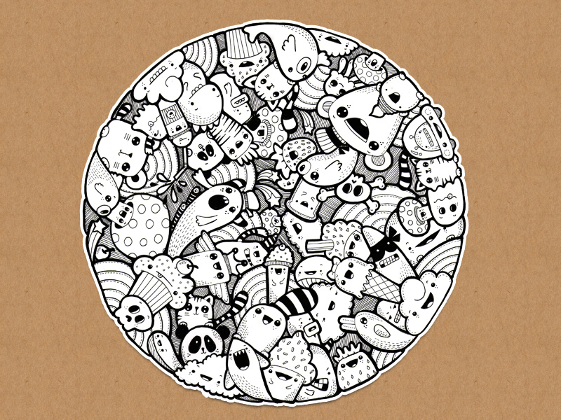 Kawaii mandala 001
