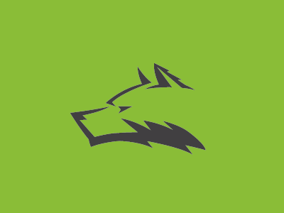 Wolfhead head logo profile wolf