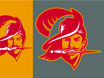 Buccaneer Vintage Logo Background, Tampa Bay Buccaneers Logo