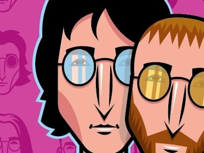John Lennon editorial illustration