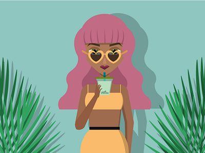 Tita of MNL 01 adobe illustrator flatdesign summer vectorart