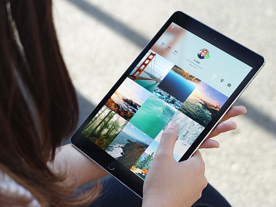 How Instagram might look on tablet... instagram ipad