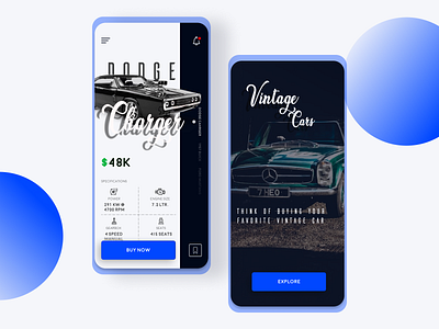 Vintage Car Shop App