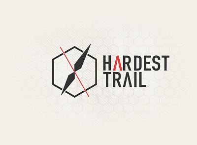 The Hardest Trail — Discover. Improve. graphic design logo