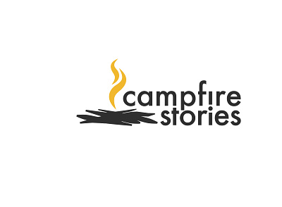 Campfire Stories graphic design logo