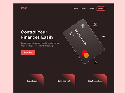 Financial Landing Page