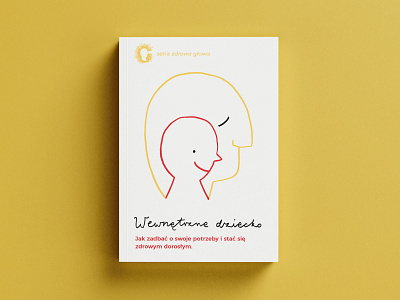 Inner child illustration book cover book cover art book covers head healthy healthy head illustration innech child minimal minimalist psycho psychology wip