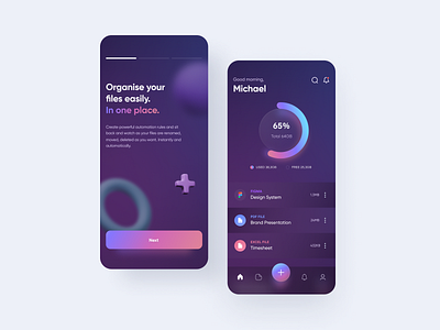 Storage Mobile App - concept design