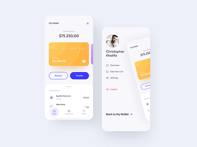 Banking Mobile App - concept design