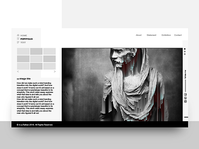 Portfolio_Image page concept design portfolio ui ux web design