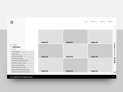 Portfolio_Portfolio page concept design portfolio ui ux web design