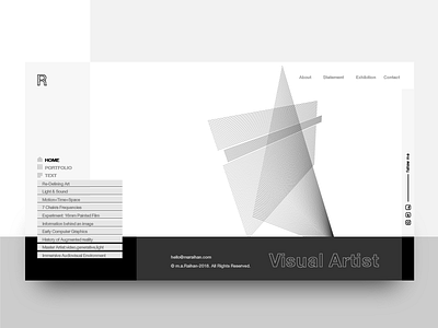 Portfolio_Home concept design portfolio ui ux web design