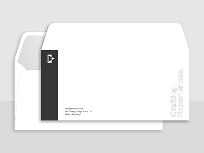 Minimal Envelope. branding designer envelope minimal stationary