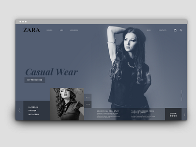 Fashion E-Commerce site concept design desktop e commerce fullscreen responsive ui uiux ux web web design website