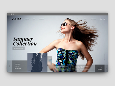 Fashion E-Commerce site concept design desktop e commerce fullscreen responsive ui uiux ux web web design website