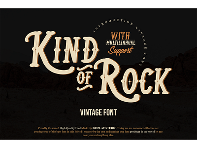 Kind of Rock Font