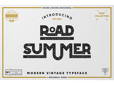 Road Summer Font