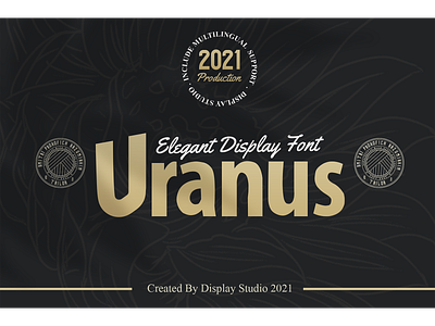 Uranus Font branding display elegant font handwritten logotype typeface uranus