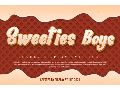 Sweeties Boys designfont