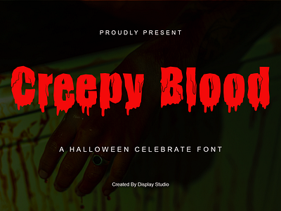 Creepy Blood youtubefont