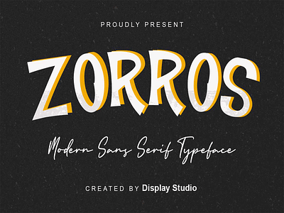 Zorros designfont