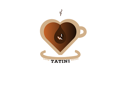 Tatini Love Coffee artist brand identity branding business coffee coffeelover creative creative design design graphicdesign illustration logo logomaker