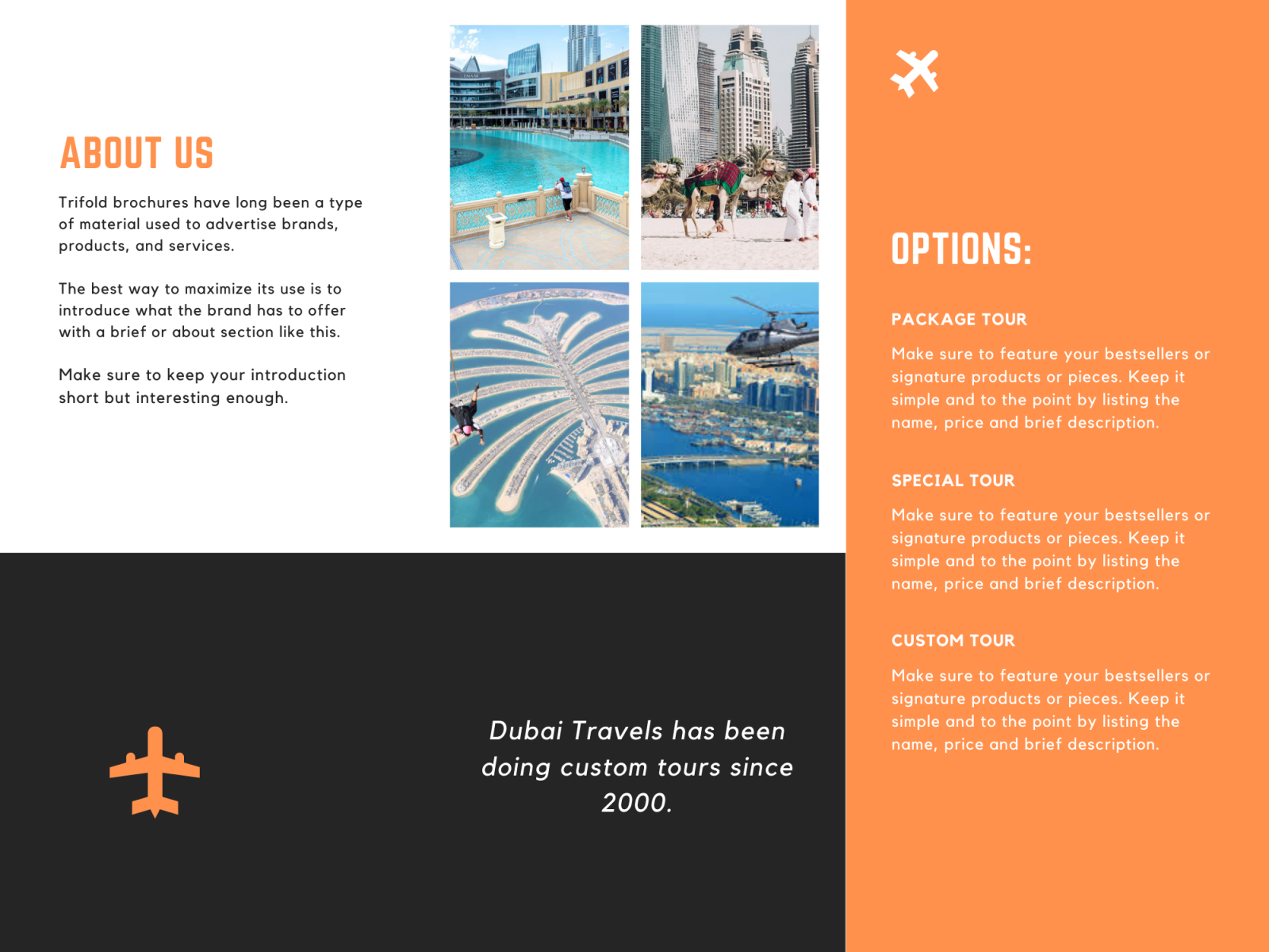 Dubai Travel Brochure Design Png 2 