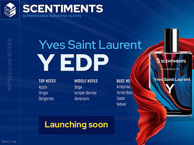 Scentiments - Product Banner animation app branding design graphic design illustration logo typography ui ux vector
