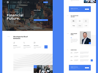 Website UI - Financial Future