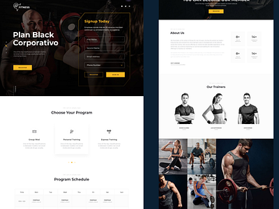 Website Template - Fitness Break illustration