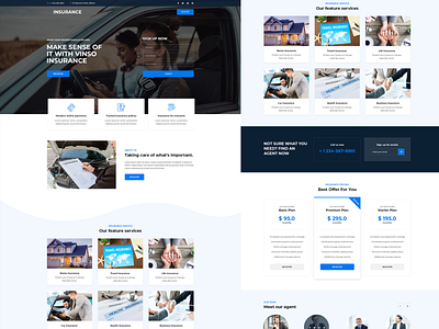 UX/UI design - Insurance company