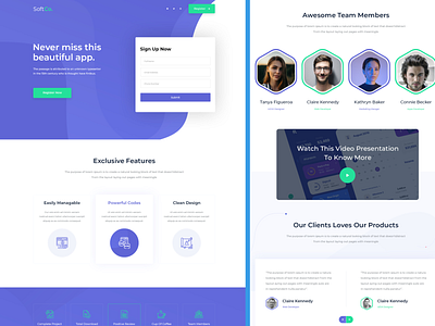 Design Agency UI design