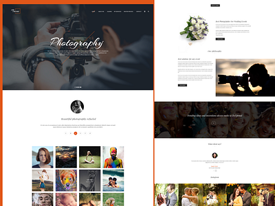 Photographer - Website UI illustration