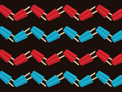 Popsicle Chevron Pattern
