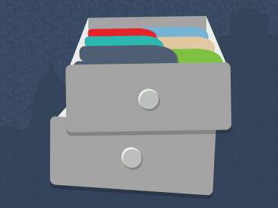 Some Simple Dresser Drawers clothes drawers illustration simple stacked