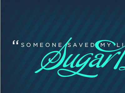 "Someone Saved My Love Tonight, Sugar Bear" by Elton John