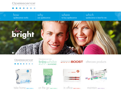 Teeth Whitening Website Concept