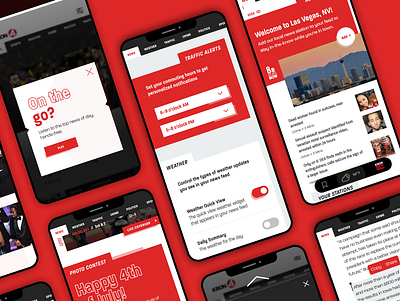 Nexstar News App app design graphicdesign mobile mobileapp mobileappdesign