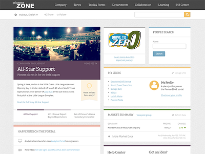 Intranet Homepage - Sharepoint!