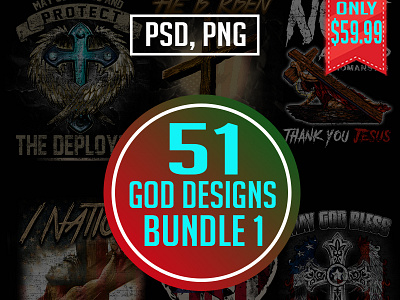 51 best God design bundles part 1 christ design design bundle god gods illustration t shirt design t shirt design bundle t shirt mockup vector