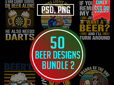 Beer buy t-shirt design bundle 2