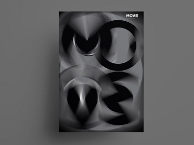 MOVE design poster typography