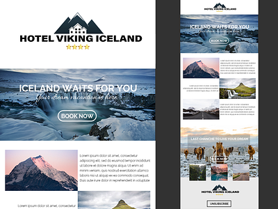 newsletter for a mountain resort branding design graphic design logo newsletter