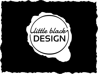 Little Black Design Logo branding icon ink splat little black design logo logo design small business