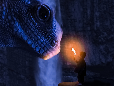 "My Dragon Friend" ❤ artwork design photo manipulation photoshop
