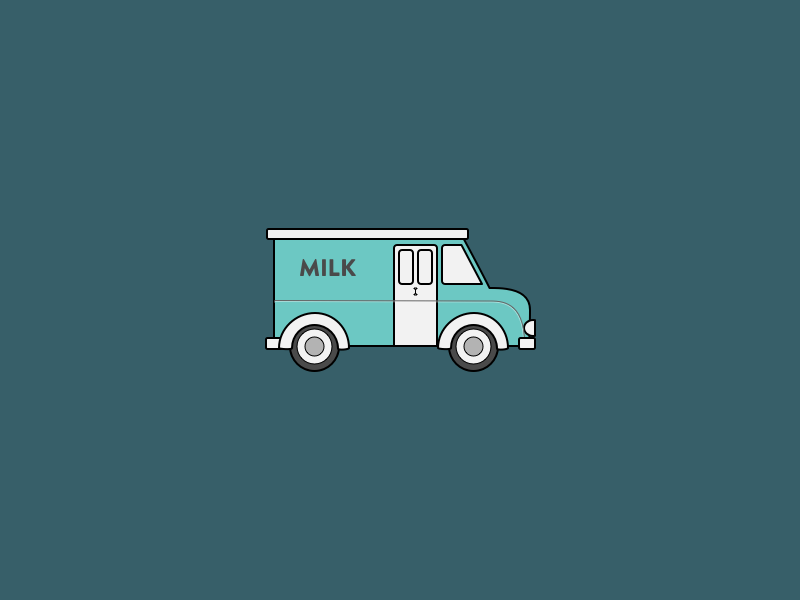 Milk Truck 2 sketch delivery truck milk truck milk