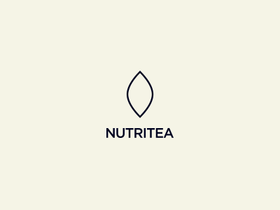 Nutritea Logo bio branding flat gif logo nutritional organic organic tea tea vector