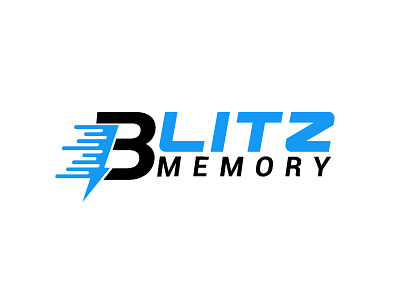 Logo Design On Blitz Memory design education logo graphic design illustration logo logo design