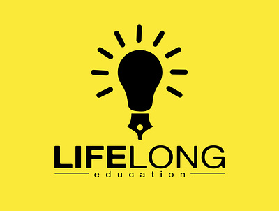 Lifelong Education logo branding design education logo graphic design illustration logo logo design ui
