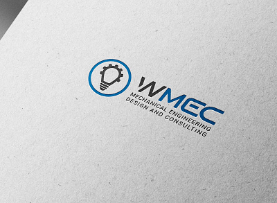 WMEC logo branding design engineering logo graphic design illustration logo logo design ui ux vector